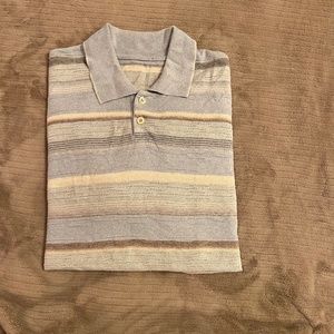 Men's Polo Style Sweater Large